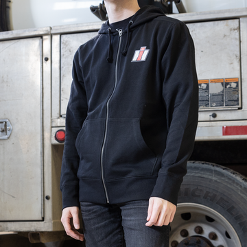 3D Case IH Zip Hoodie