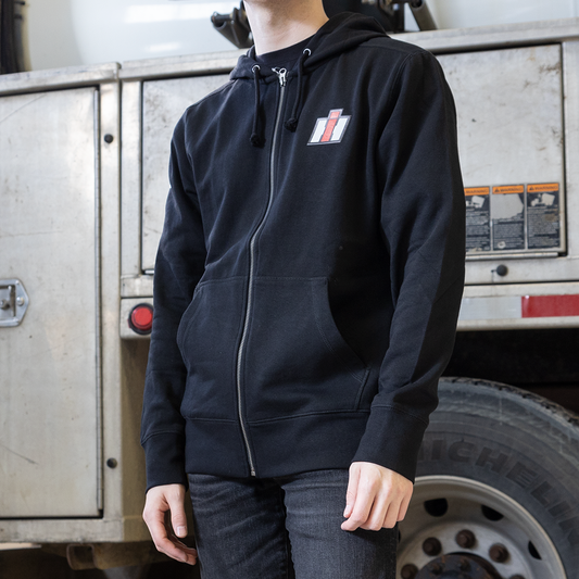 3D Case IH Zip Hoodie