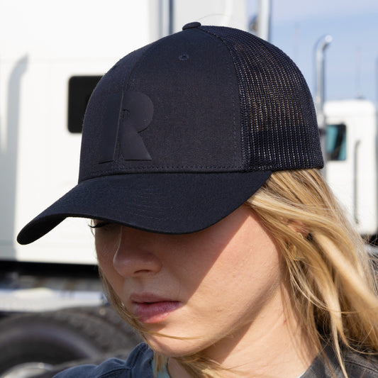 Rubber R Black Hat