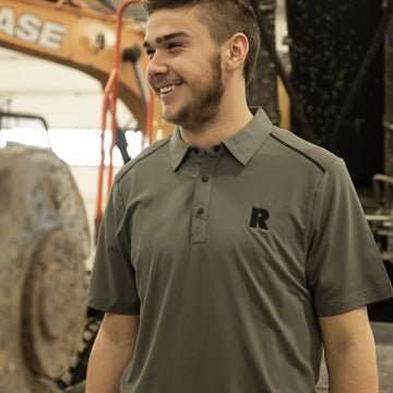 Men's Grey Polo