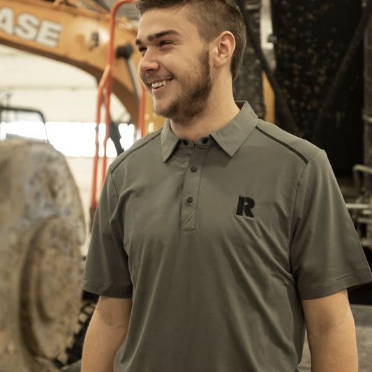 Men's Grey Polo