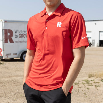 Men's Red Nike Victory Polo