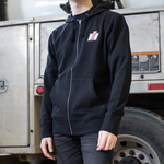 3D Case IH Zip Hoodie
