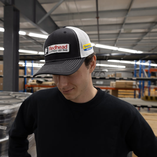 Retro Redhead With New Holland Hat