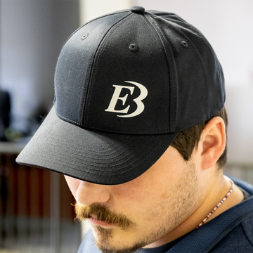 E Bourassa Navy Hat