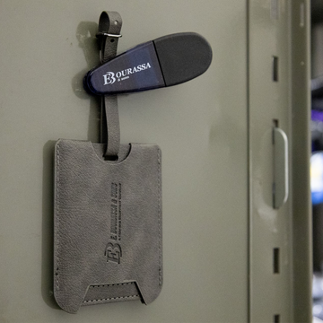 E Bourassa Luggage Tag