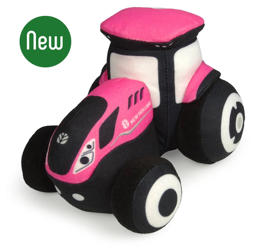 Pink New Holland T7 Tractor Plush