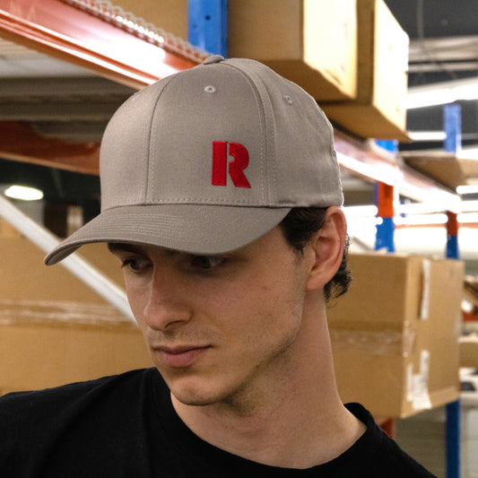 Grey Case IH Flex Fit Hat