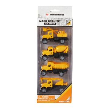 Mack Granite Construction Toy Truck 4 Pack