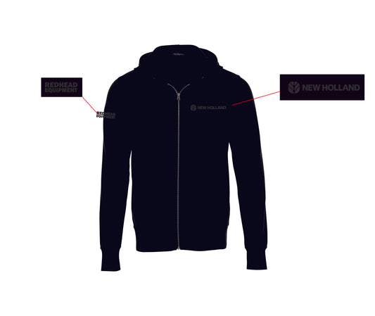 New Holland 3D Zip Hoodie