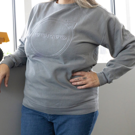 Volvo Embroidered Crewneck