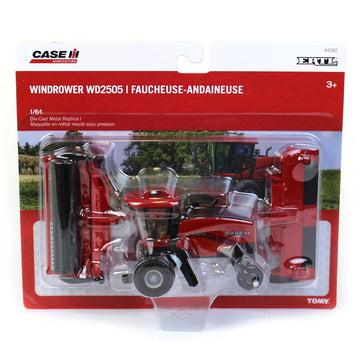 Case IH WD2505 Windrower with RD165 Rotary Head & Sickle Bar Head