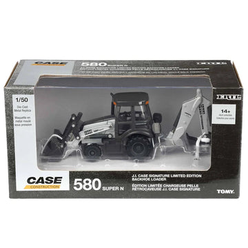 JI Case 580 Super N Backhoe Loader, Silver Signature Limited Edition