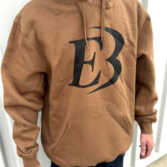 E Bourassa Brown Hoodie