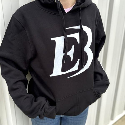 E Bourassa Black Hoodie